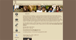 Desktop Screenshot of accessintensivecounseling.com